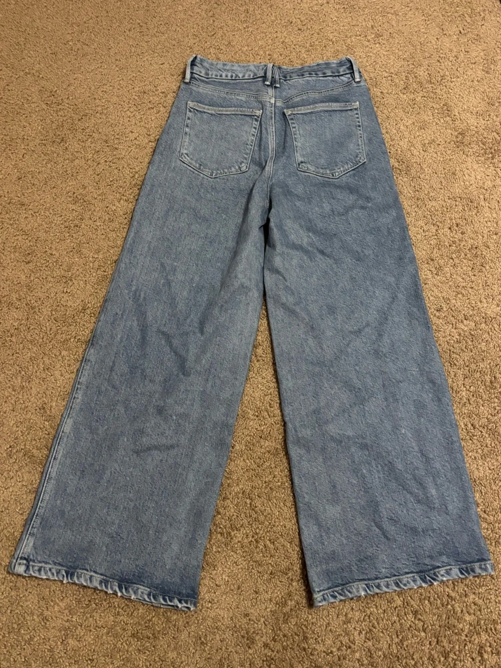 Good American Good Skate Crop High Rise Jeans Size 6 - Picture 4 of 5